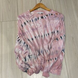 Young Fabulous & Broke Pink Tie-Dye Sweatshirt